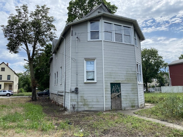 view of side of property