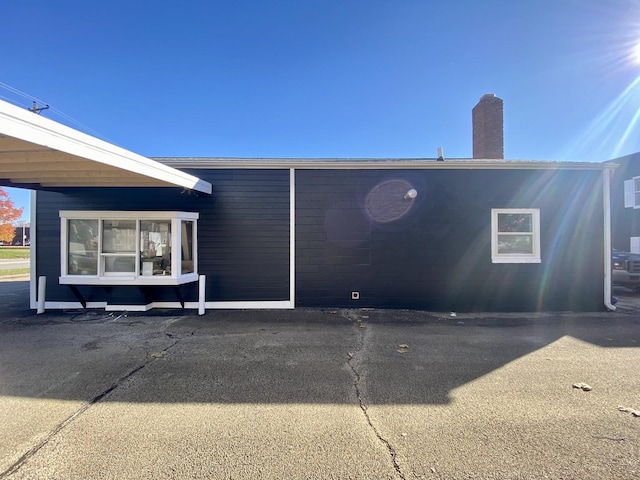 rear view of house with a patio area