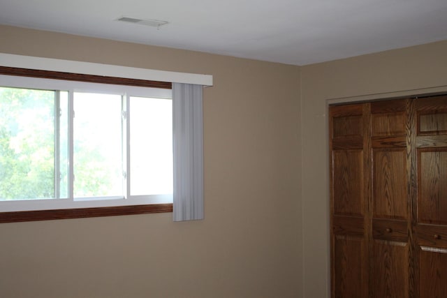 interior space featuring a closet