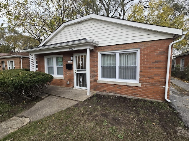 view of front of home