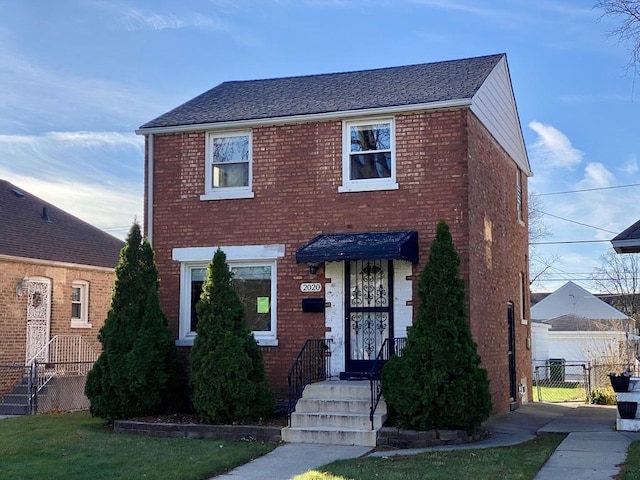 view of front of property