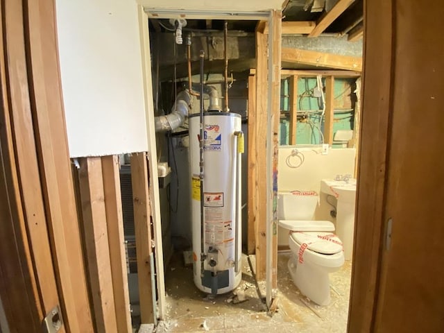 utilities with gas water heater