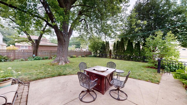 view of patio