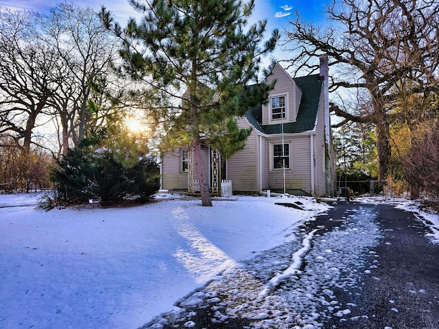 view of front of property