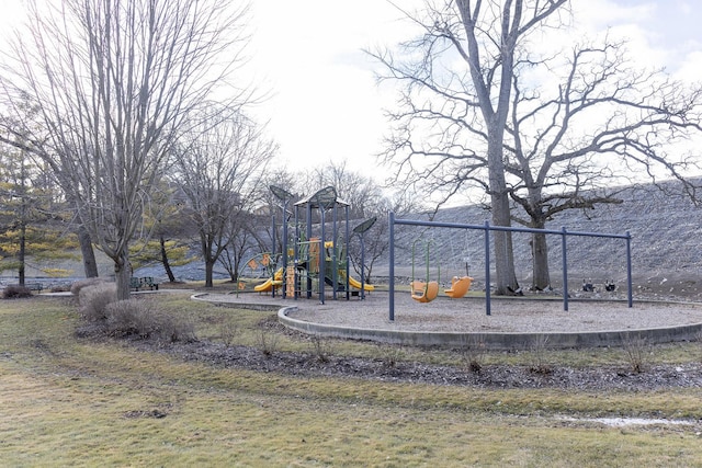 view of play area