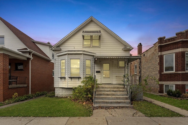 bungalow-style home featuring a porch