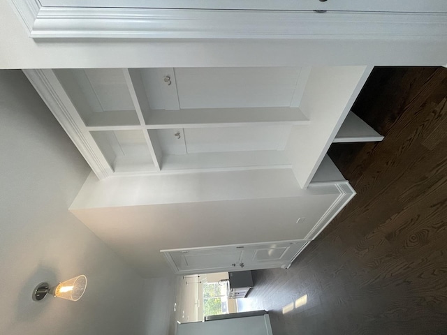 bathroom featuring hardwood / wood-style flooring