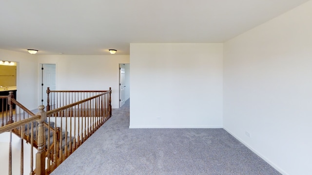 spare room featuring carpet floors