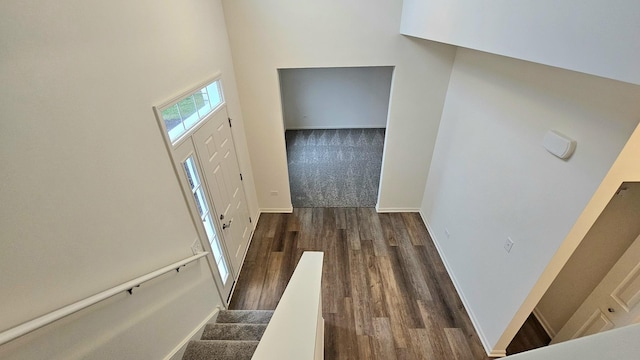 20149 Preston Ln, Lynwood, IL 60411 - foyer with wood finished floors and a high ceiling