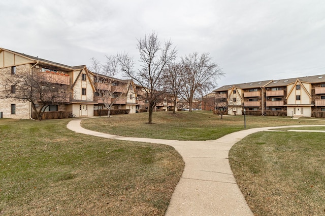 surrounding community featuring a yard