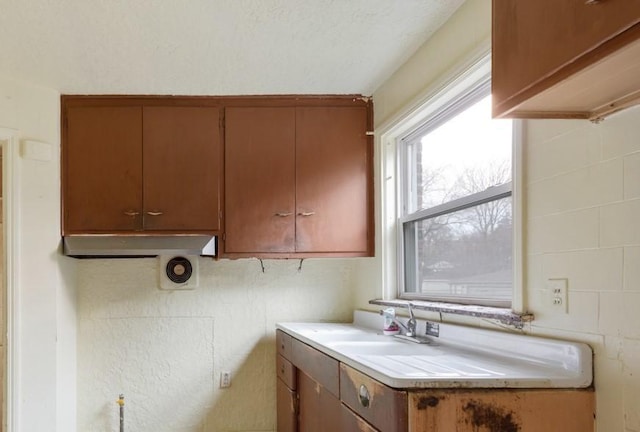 laundry room with sink