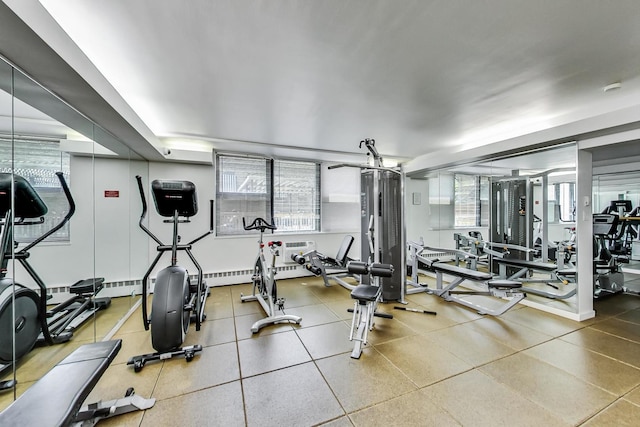 view of workout area