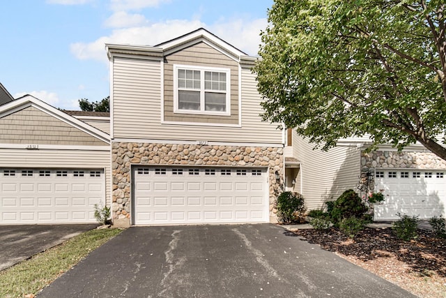 front facade featuring a garage