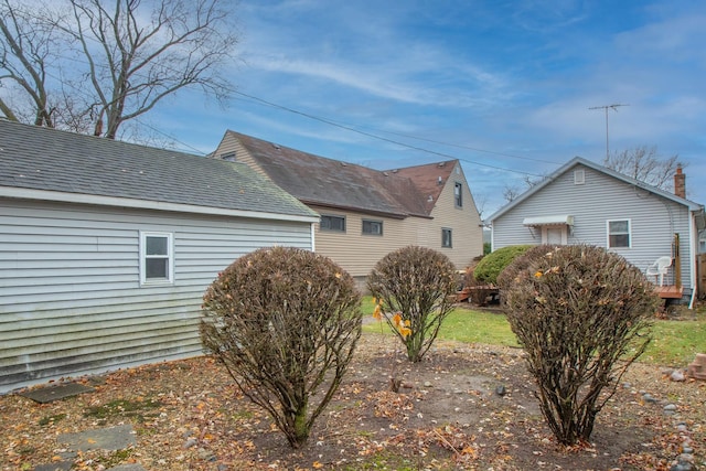 view of rear view of house