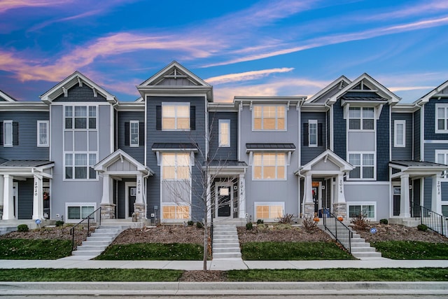 view of townhome / multi-family property