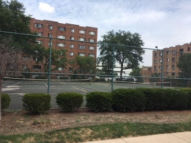 view of sport court