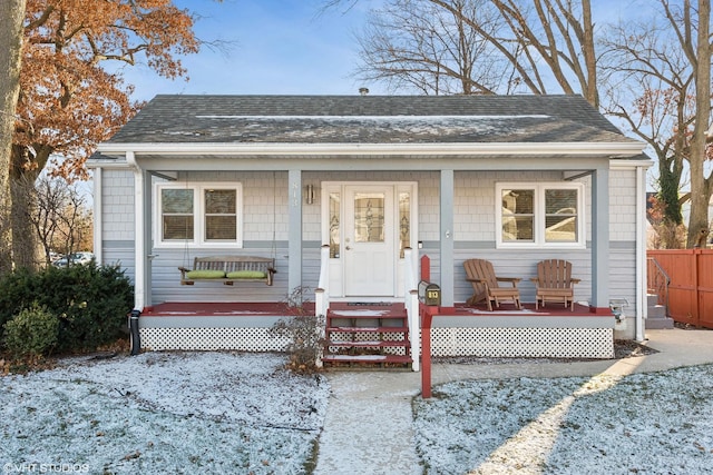 bungalow with a porch