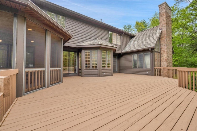 16001 Burr Oak Dr, Huntley, IL 60142 - view of wooden deck
