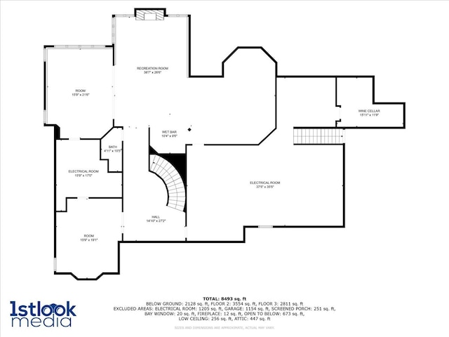 16001 Burr Oak Dr, Huntley, IL 60142 - floor plan / room layout