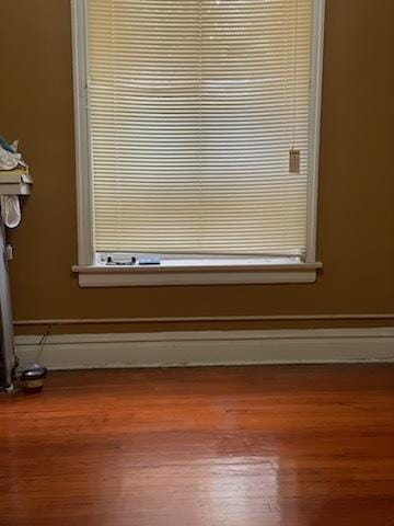 interior details with wood finished floors