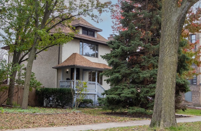 view of front of property