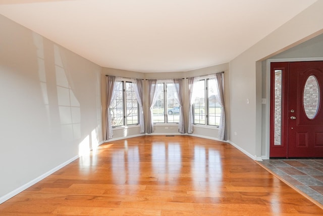 entryway featuring light hardwood / wood-style flooring