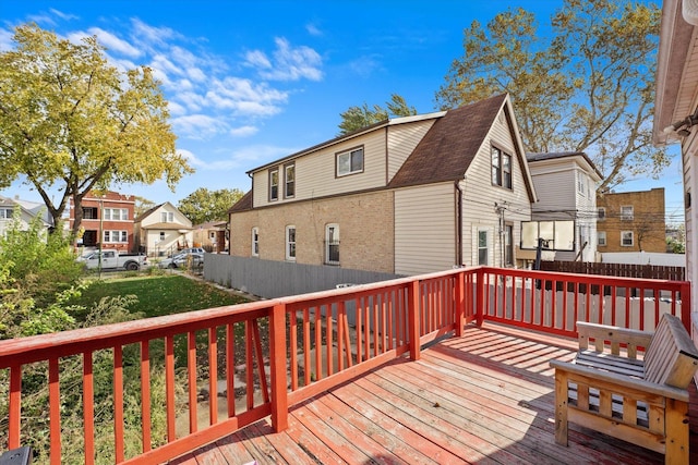 view of deck