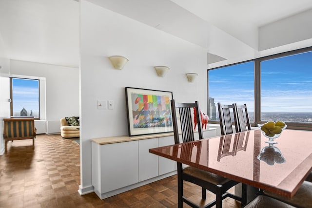 view of dining area