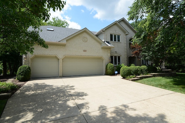 front of property featuring a garage