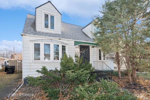 view of cape cod house