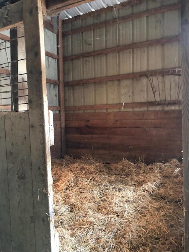 view of horse barn