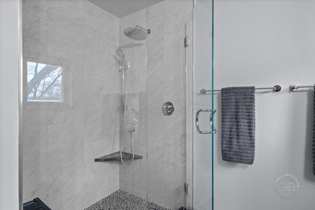 bathroom with walk in shower