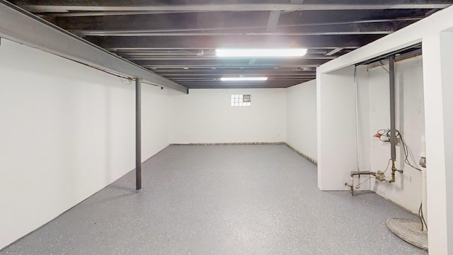 view of basement