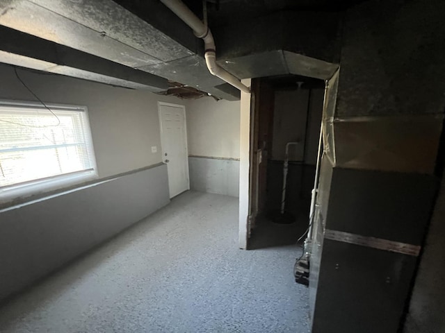 view of basement