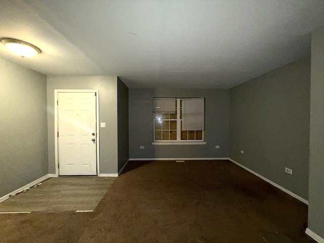 foyer entrance with hardwood / wood-style floors