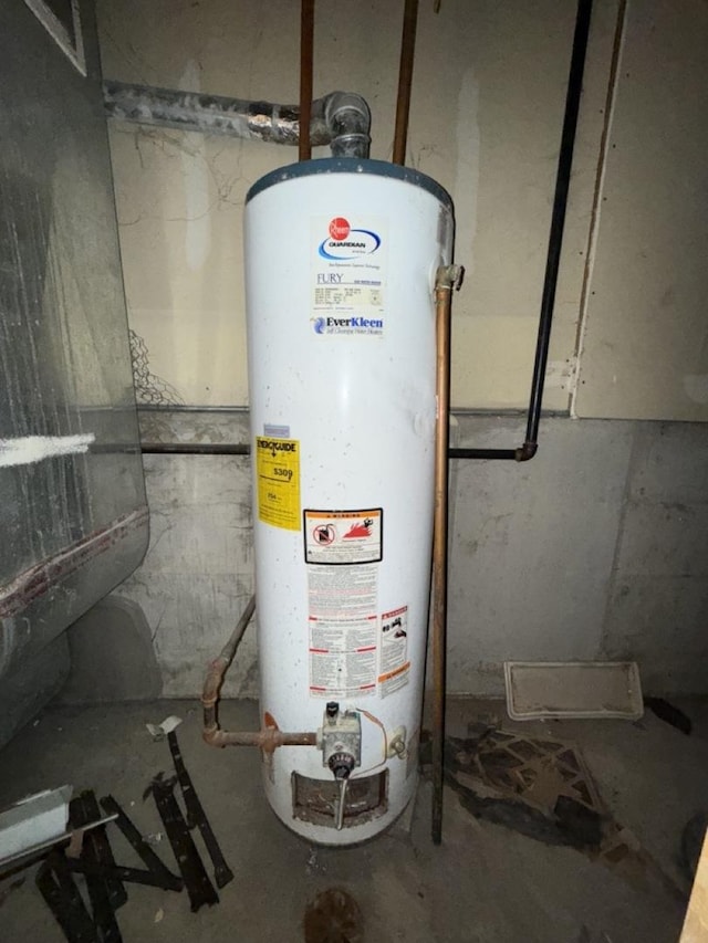 utilities with gas water heater