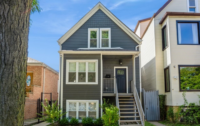 view of front of home