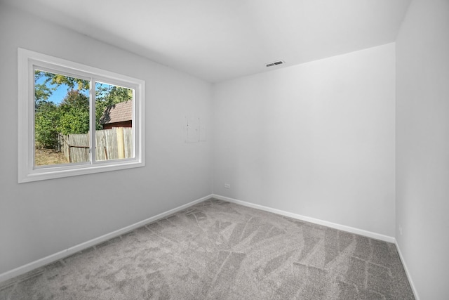 spare room with carpet floors