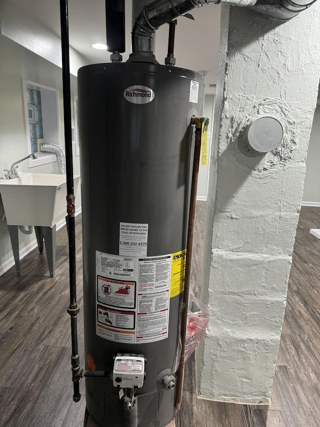 utilities featuring water heater