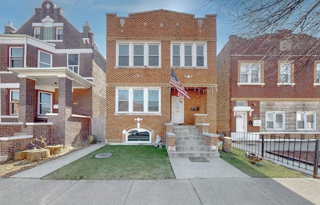 7549 W 62nd St, Summit, IL 60501 - view of front facade featuring fence and brick siding