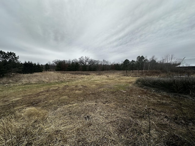 view of landscape with a rural view