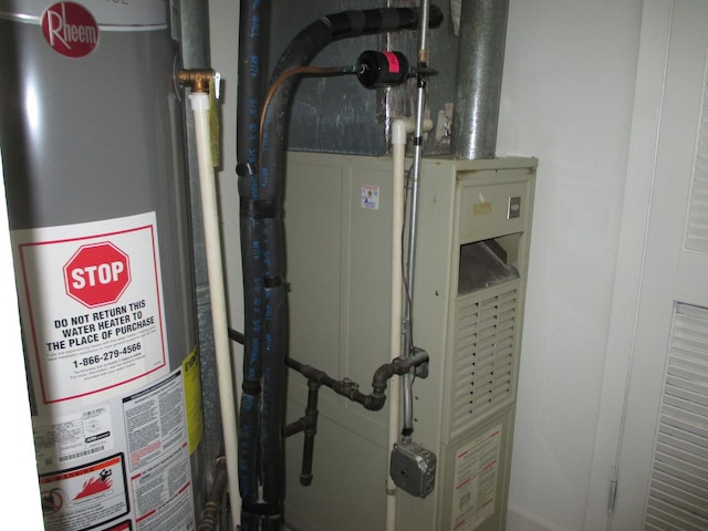 utilities with gas water heater