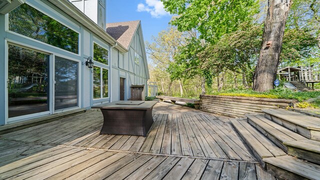2239 Pine Bluff Dr, Dixon, IL 61021 - view of deck