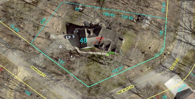2239 Pine Bluff Dr, Dixon, IL 61021 - aerial map of property and surrounding area