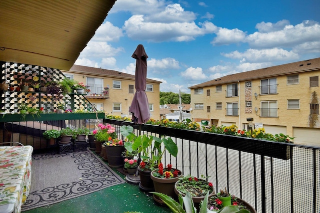 3207 N Pontiac Ave Unit 2S, Chicago, IL 60634 - balcony featuring a residential view