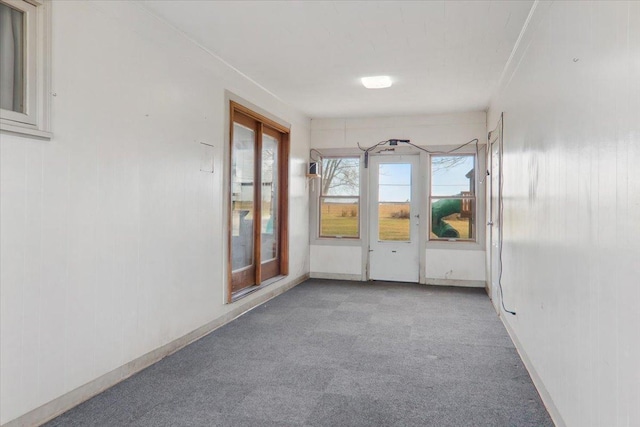 interior space with french doors