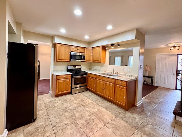 kitchen featuring sink and stainless steel appliances