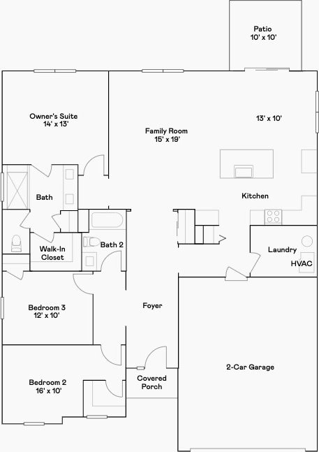 14824 S Dyer Ln, Plainfield, IL 60544 - view of property floor plan