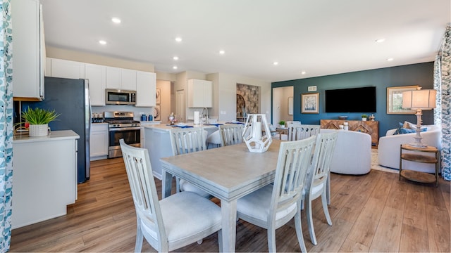 14824 S Dyer Ln, Plainfield, IL 60544 - dining room featuring recessed lighting and light wood-style flooring