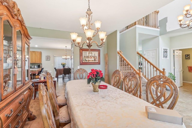 view of dining room